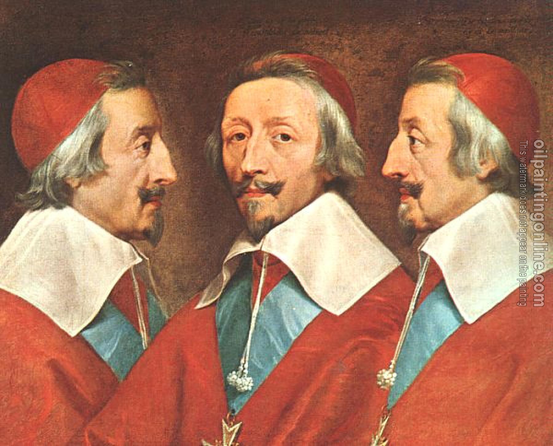 Champaigne, Philippe de - Triple Portrait of Richelieu